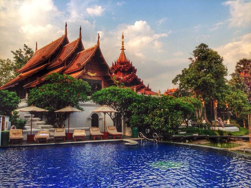 Hotel The Dhara Dhevi Čiang Mai Exteriér fotografie